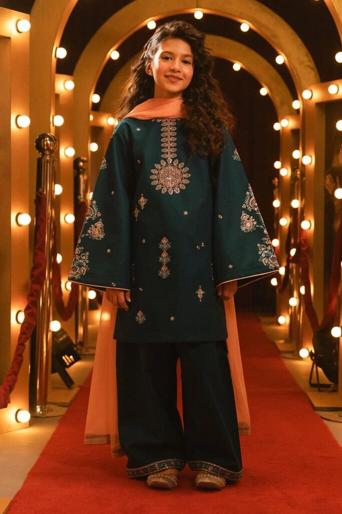 Kids embroidered 3-piece suit wholesale Pakistan Gulf