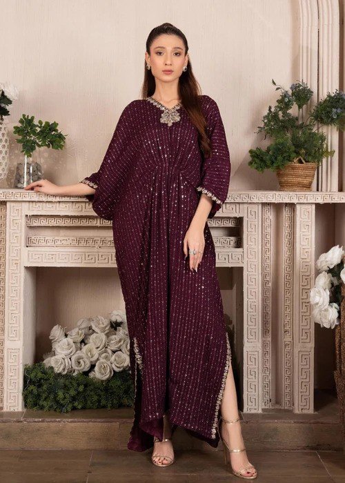 Luxury embroidered kaftan dress wholesale Pakistan Gulf